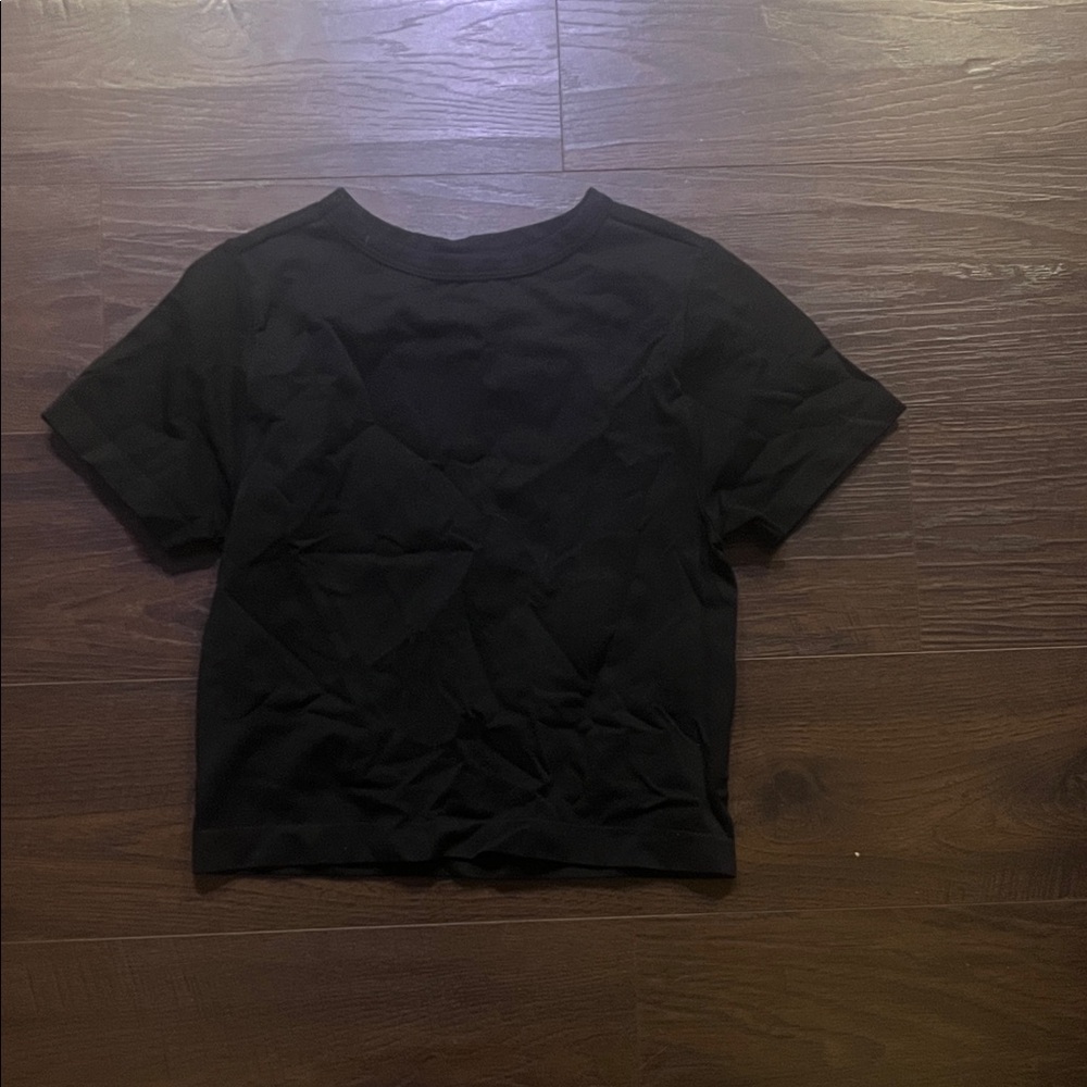 Classic Black Women's Crop Top